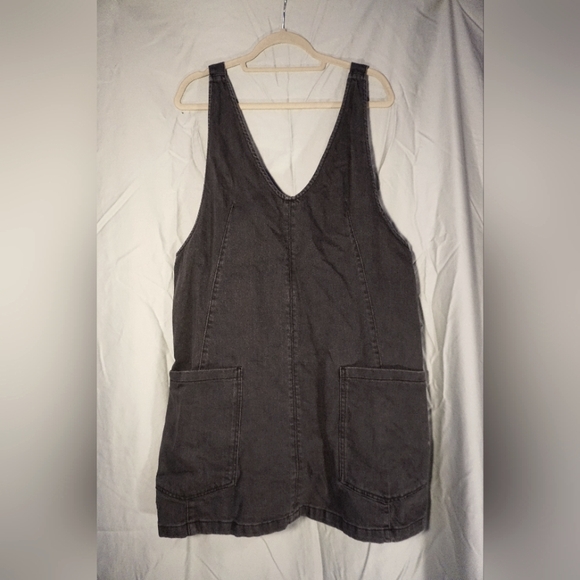 Free People High Roller Cotton Denim Skirtall | Women's XL - Picture 4 of 8